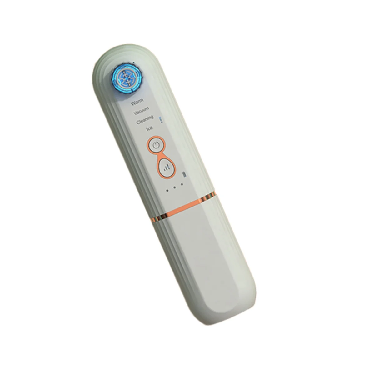 Красный, синий светодиодный терапия, маленький пузырьковый электрический инструмент с черной головкой, машина для удаления прыщей, очиститель пор, вакуумный инструмент для удаления прыщей