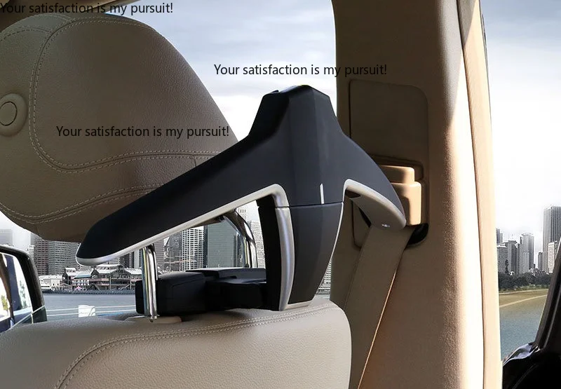 for back seat, store suits on car seat back Foldable car clothes hanger, airplane style