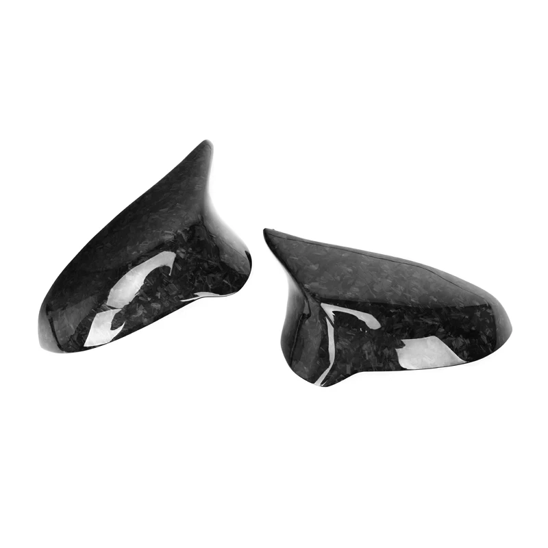 

Forged Carbon Fiber Rearview Mirror Cover Sticker for BMW F80 M3 F82 M4 LHD 2014-2019 Easy Replacement Installation