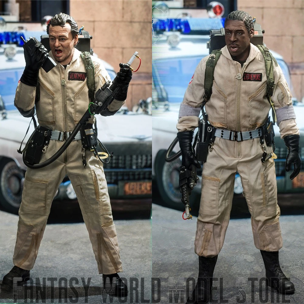 [2025 Q1] PRESENT TOYS PT-sp57 PT-sp58 1/6 Ghost Hunting Squad Agent Venkman Zeddemore 12'' Full Set Male Action Figure Model