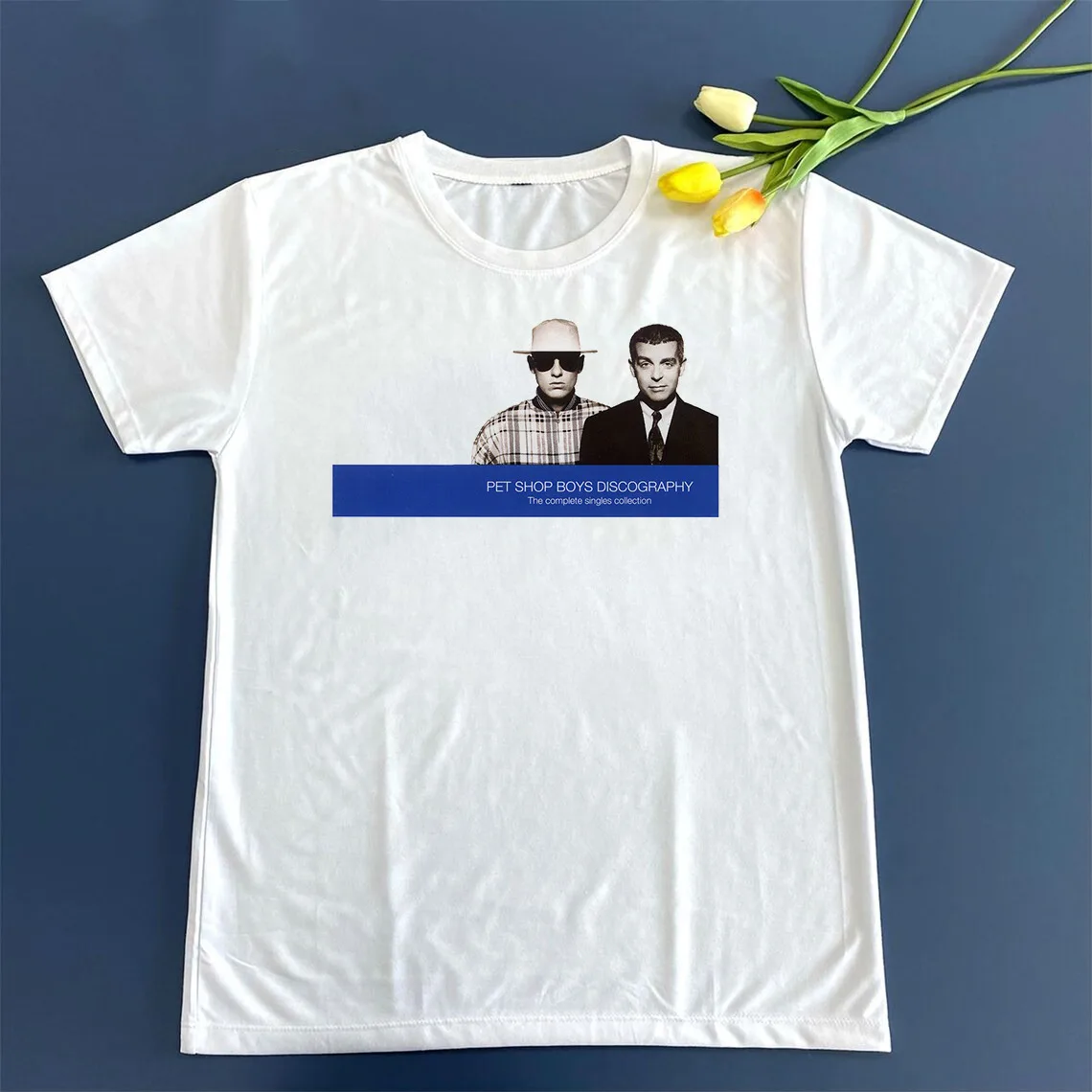 Pet Shop Boys Discography The Complete Singles T Shirt Full Size S-5XL