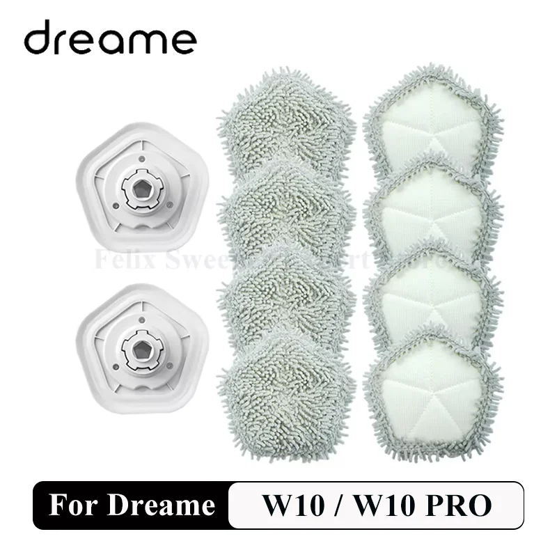 

Сменные насадки для робота-пылесоса Dreame Bot W10 и W10 Pro: салфетки для влажной уборки, аксессуары для самоочищающегося робота-пылесоса и полотенца для швабры, запасные части