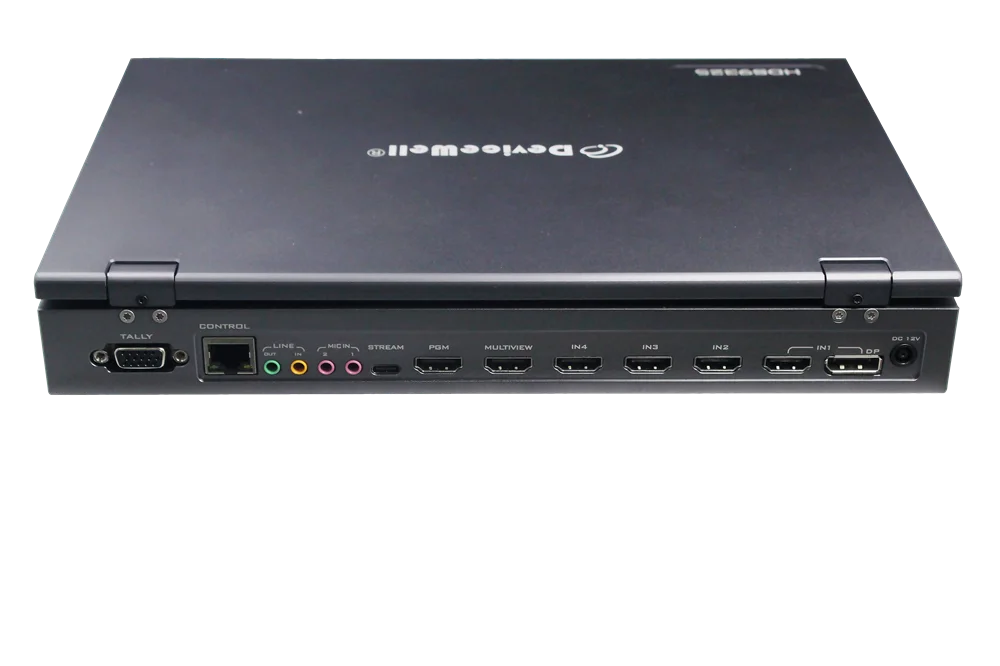 Switcher Video HD Multiview a 5 canali Devicewell da 11.6 pollici