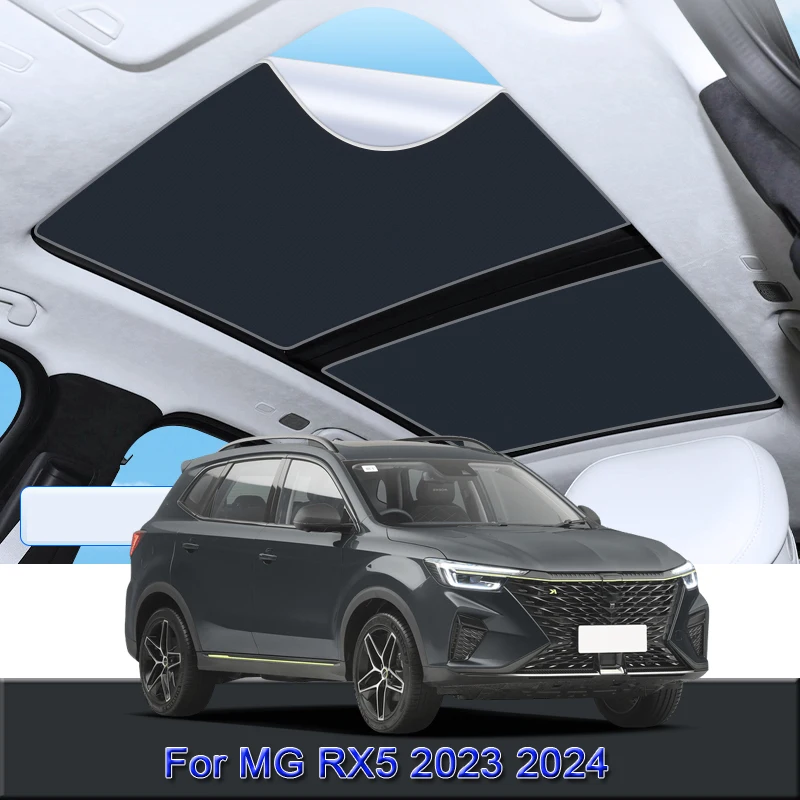 

Fit For MG RX5 2023 2024 2025 Car Electrostatic Adsorption Sunroof Sunshade Heat Insulation Skylight Sticker Auto Accessories