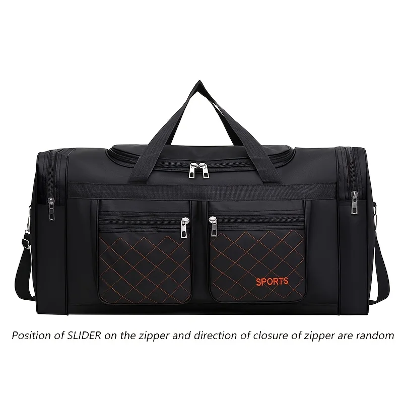 Reistas met grote capaciteit, casual stijl, meerdere compartimenten en zakken, perfect voor korte reizen, sportreistas