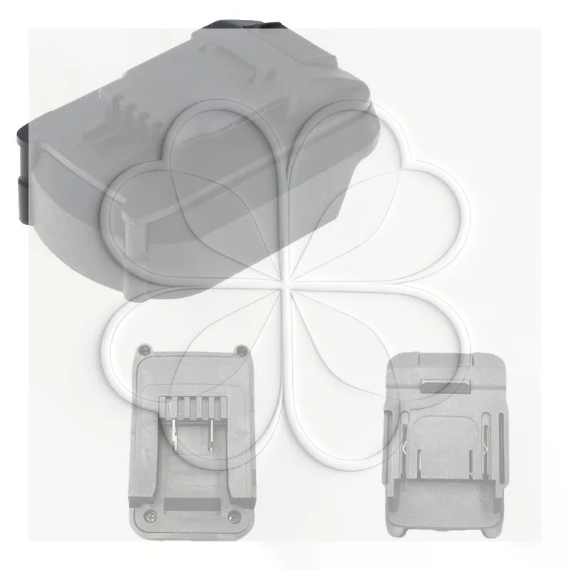 Universal Power Tool Battery Adapter Compatible With Big Foot And Small Foot Machines, Lithium Battery Converter