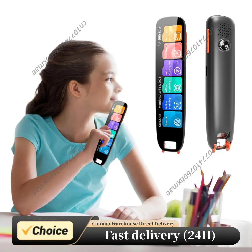 

Multifunction Dictionary Pen TYPE-C Charging Offline Translation Pen 4.18 In Touch Screen Assistive Reading Pen for Home Office