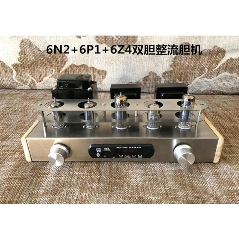 6N2 6P1 Luxury Tube Amplifier Fever Kit, High Frequency Transparent, Medium Frequency Round