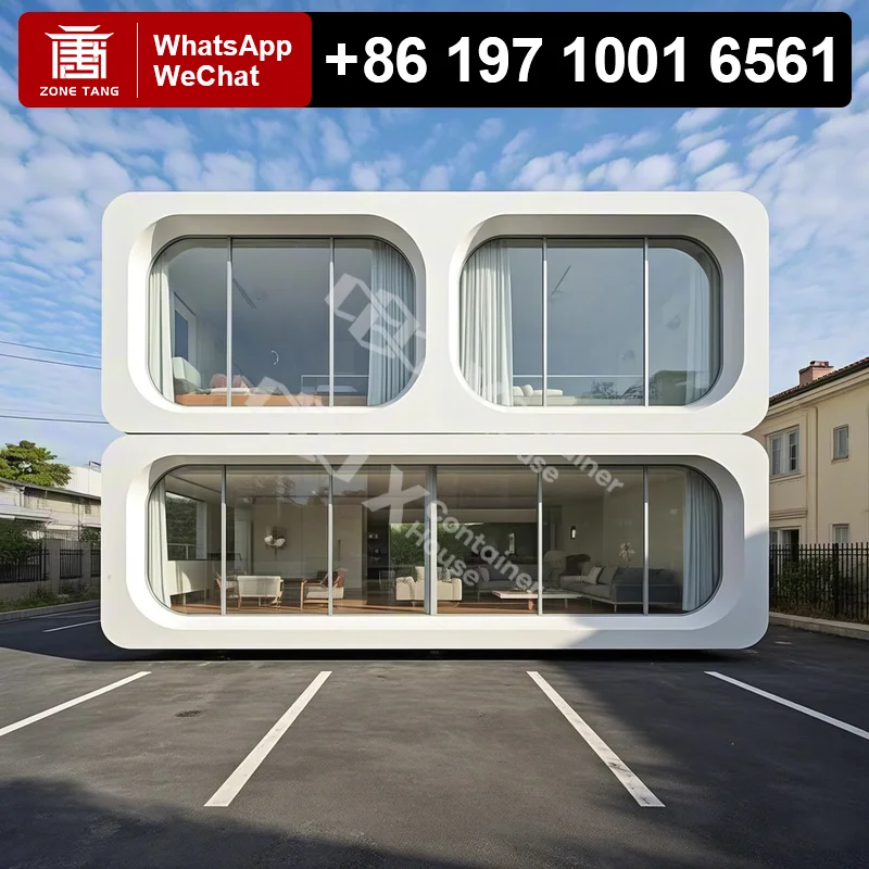 Villa prefabricada, costo de movimiento de una casa móvil, cápsula de manzana, contenedor para el hogar, cápsula espacial, precio de la casa, Villa recreativa