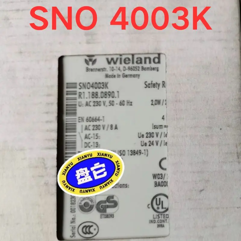 Relé de segurança brandnew SNO 4003K-A, SNO 4003K