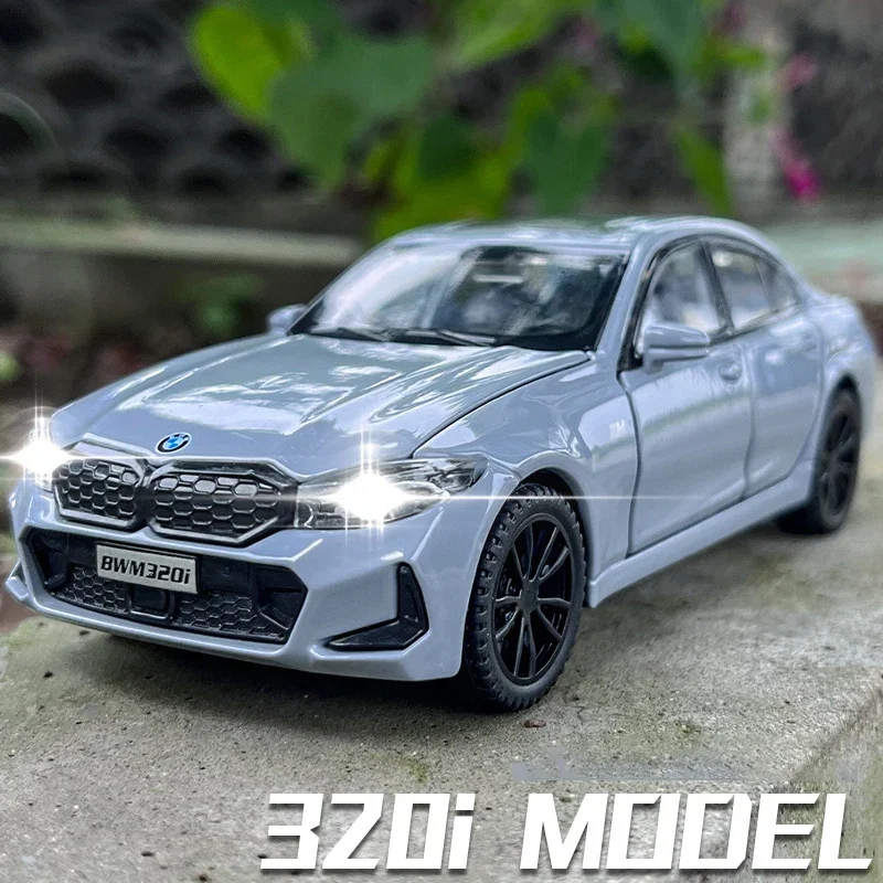 1:32 BMW 320i THE 3 G20 2023 Alloy Model Car Toy Diecasts Casting Sound and Light Car Toys For Children Vehicle