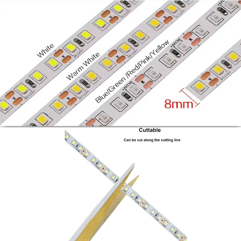 3개 16. 4피트/5미터 10미터/32. 8피트 LED 스트립 조명 12V 총 600개의 LED 중성광 4000K 유연한 고휘도 LED 스트립 실내 캐비닛 조명, 생일 및 크리스마스 파티 장식 조명, 캐비닛 아래 조명, 주방 캐비닛 조명, 쇼핑몰 조명, 호텔 장소 조명(전원 어댑터 없음)