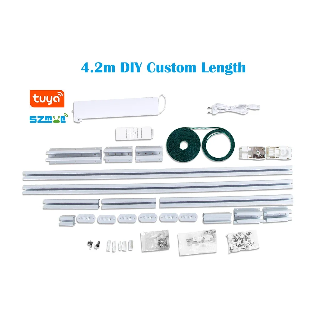 لتقوم بها بنفسك Tuya الذكية اللاسلكية ستارة مزودة بمحركات عدة واي فاي اليكسا التحكم محرك كهربائي الستار فتاحة