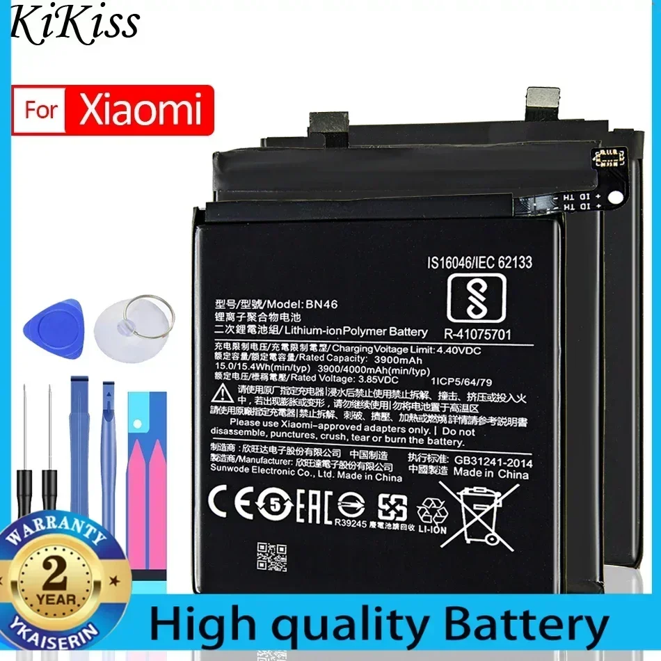 BN31 BN34 BN40 BN41 BN43 BN44 BM46 BM47 Battery For Xiaomi mi Redmi Note 2 3 3S 3X 4 4X 5 5A 6 Pro 7 7A 8 8A 8T 9 9A 9C 9S 10