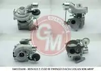 

40650 for TURBO charger CLIO III 1.5DCI BR0G k9768 KANGOO 1.5DCI FC1E k714 LOGAN 1.5DCI BS0K