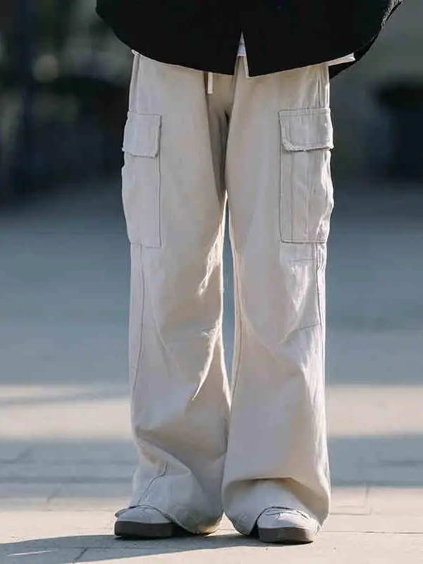 

Новые свободные повседневные брюки с широкими штанинами в японском стиле, дизайн Wednesday off