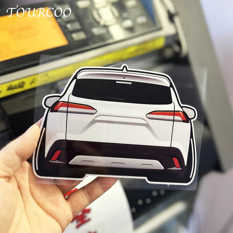 For Toyota Corolla Cross 2021 2022 2023 Reflective Car Waterproof Sticker Modification Accessories