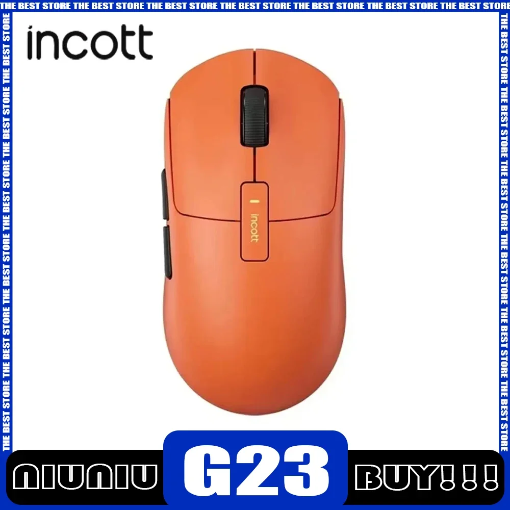 Incott G23 Pro Wireless Mouse 8k Return Paw3950 Dual Mode Fast Charge Gaming Mouse Hot Swap Ergonomics Pc Gamer Accessories Gift