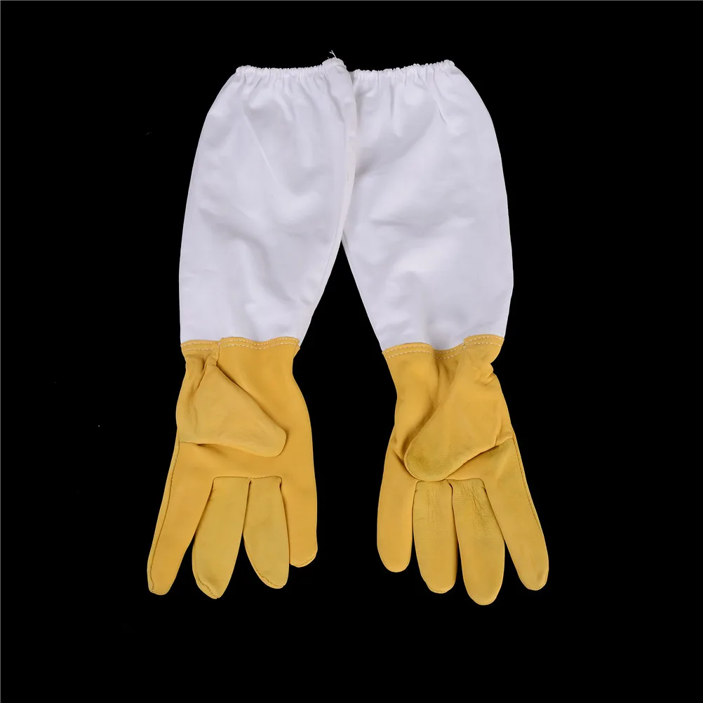 Professional Anti Bee Protective Sleeves Ventilated  Beekeeper Prevent Gloves For Apiculture Beekeeper Beehive