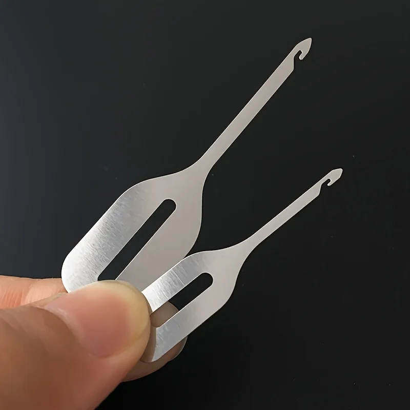 4pcs Stainless Steel Threader Needle Threader Quick Threading Tool Embroidery Sewing DIY Handicraft Cross Stitch Needle Threader