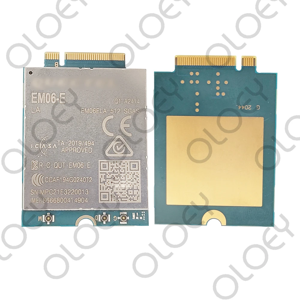 Quectel EM06-E 4G Module EM06ELA-512-SAGS Cat6 + M.2 NGFF to USB 4G Module Adapter Development Board With Nano SIM Slot