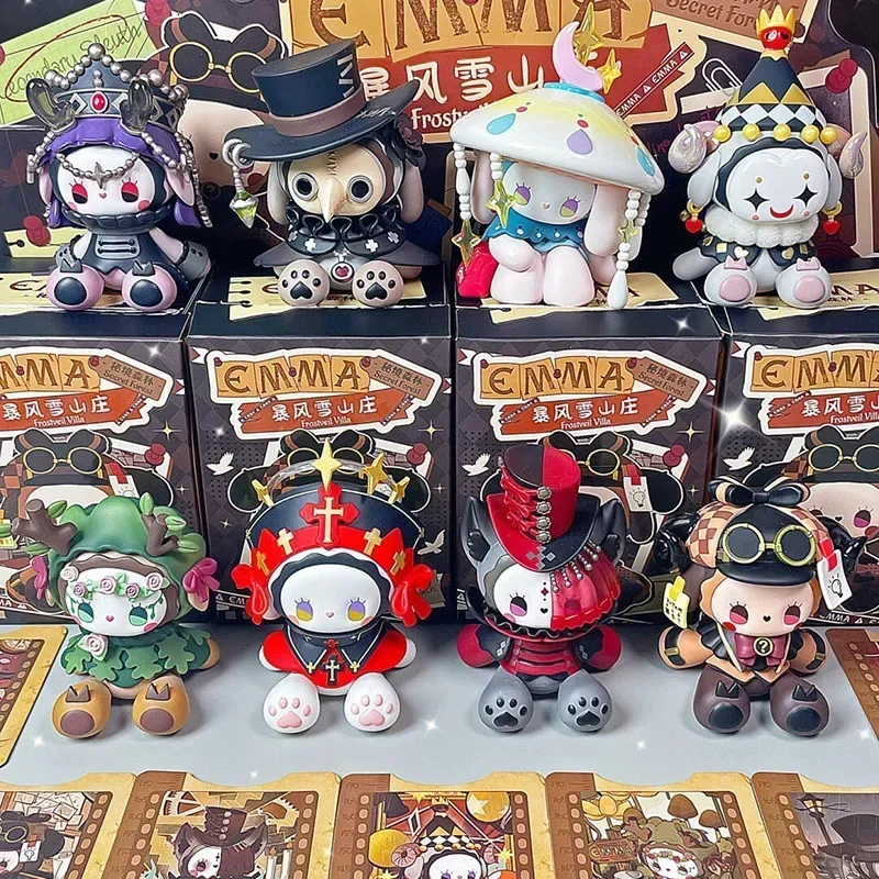 

EMMA Secret Forest Snowstorm Mountain Series Blind Box Toys Cute Action Figure Ornament Collectible Surprised Gifts Mystery Boxs