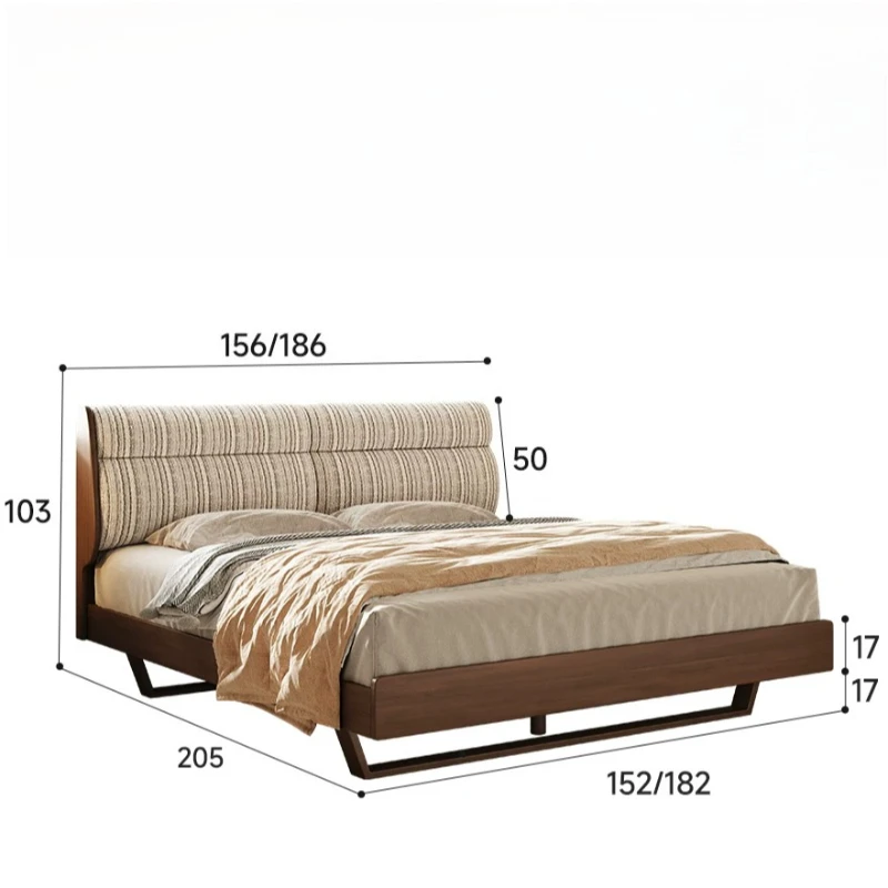 Cloud Futuristic Beds French Frames Upholstered Modern Tatami Beds Space Saving Wood Cama Casal Bedroom Sets Full Furniture