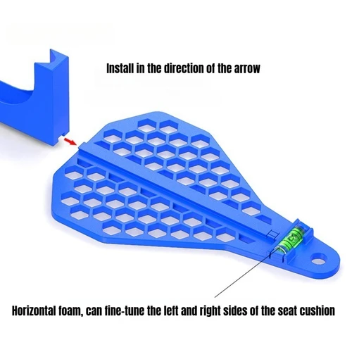 Imagen 2 del producto Herramienta de nivel de ajuste de cojín de asiento de bicicleta, herramienta de medición de ángulo de sillín de bicicleta, accesorio de conducción RL262