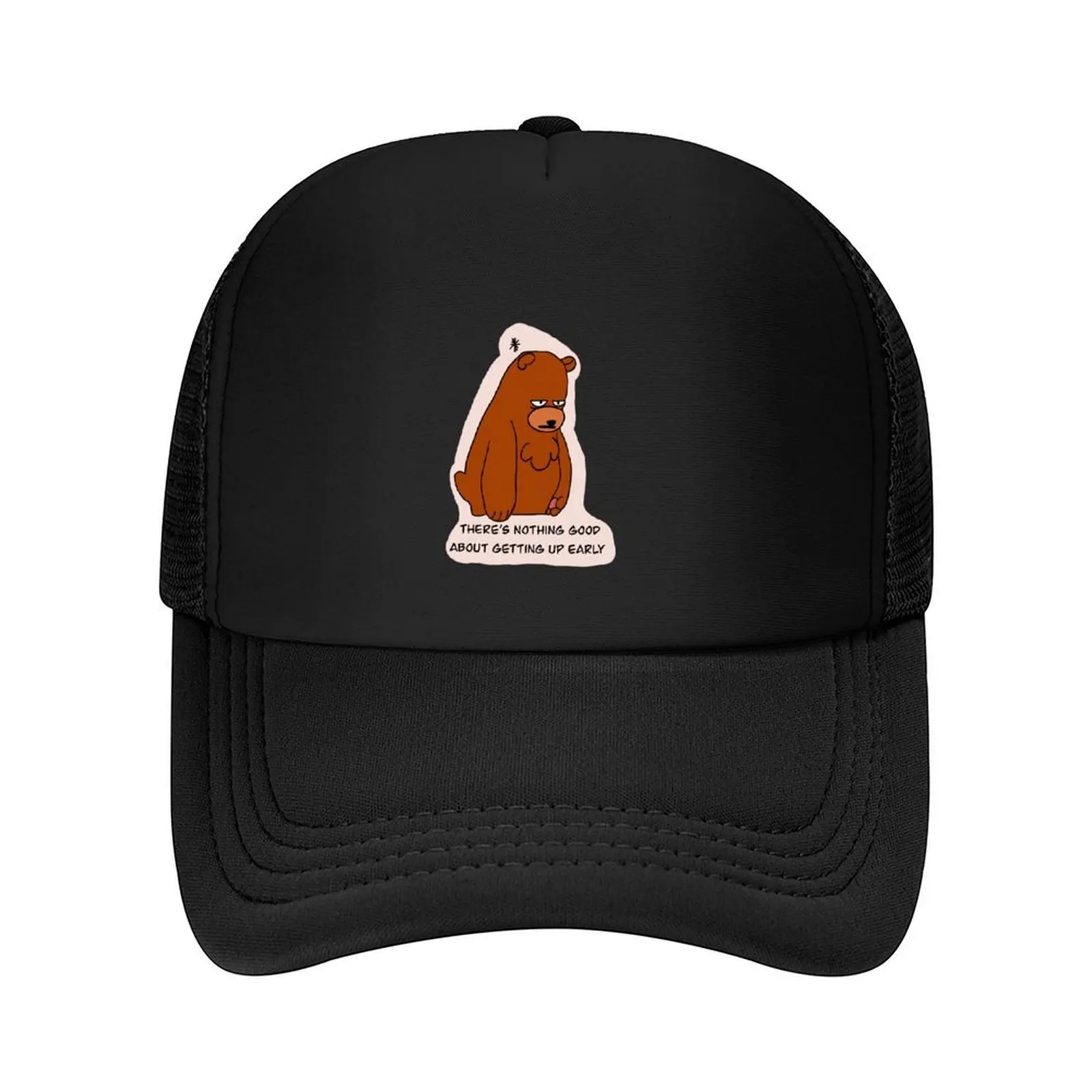 

Bear and Breakfast quote will Baseball Cap Luxury man cap black Thermal Visor Hat Baseball Cap Women's Men's