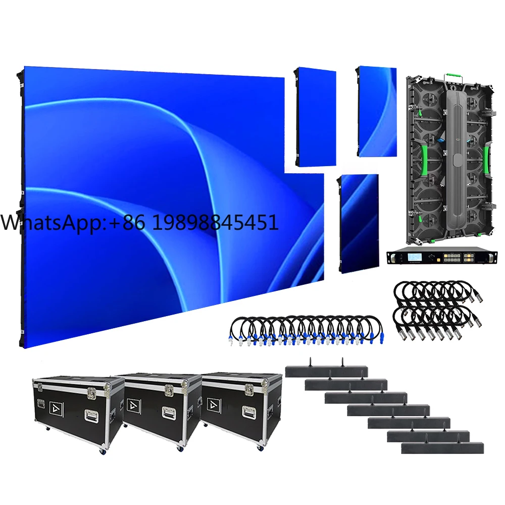 

Оптовая продажа, наружная панель P3.91 P4.81 для аренды сцены, светодиодная видеостена, панель дисплея для помещения, 3 м х 4 м, P2 3,91 DJ 50x50, светодиодный экран для сцены