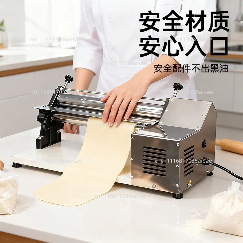 Manual Pasta Maker Stainless Steel 304 Dough Roller Adjustable Easy to Clean Durable Kitchen Tool