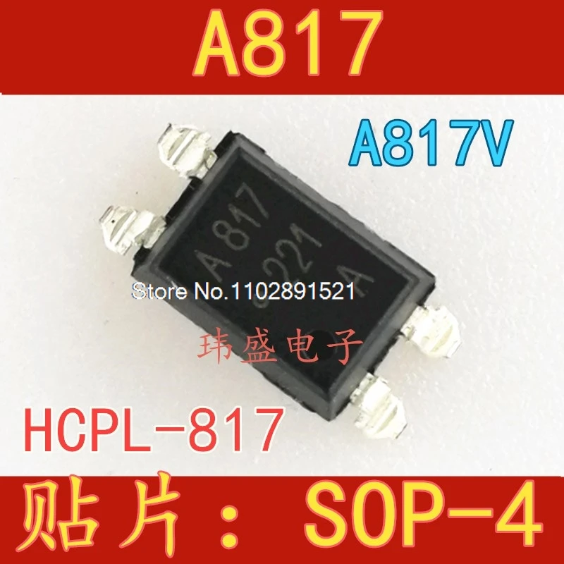 (20 قطعة/الوحدة) HCPL-817-56BE A817V A817 SOP4 HCPL-817