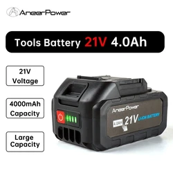 Led Power Battery Rechargeable 21V Lithium Battery For Makita Cordless Screwdriver Electric Drill Wrenches Angle Grinder Tool