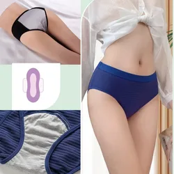 2PCS/set Leak Proof Menstrual Panties Cotton Shorts for Women Waterproof Briefs Intimates Physiological Female UnderwearXS-2XL