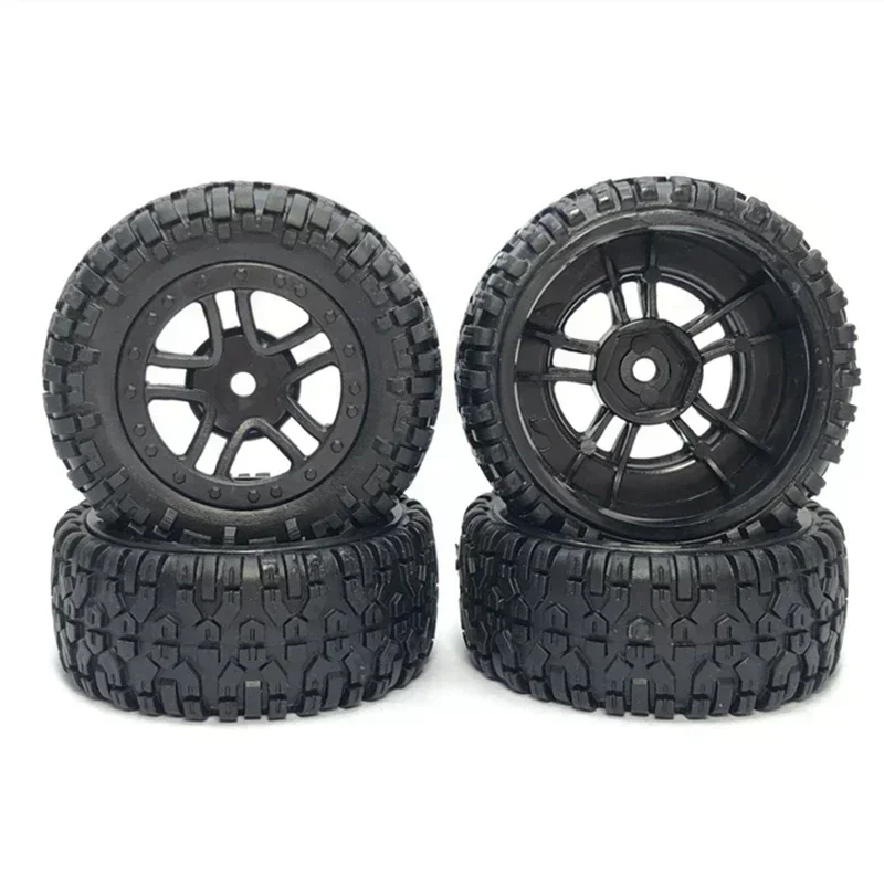 4Pcs Tire Tyre Wheel PX9300-21 For Pxtoys Enoze 9300 9302 9300E 9302E 9303E 9304E 1/18 RC Car Spare Parts Accessories view 2