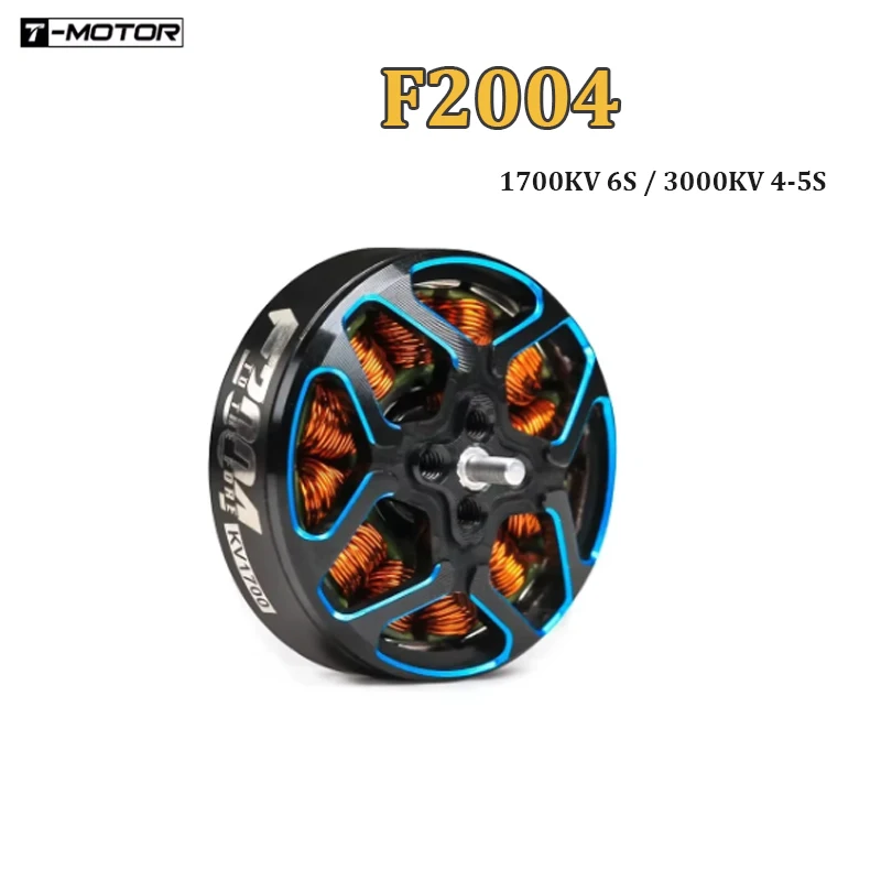 

T-Motor F2004 2004 1700KV 6S / 3000KV 4-5S Brushless Motor Long Range 1.5mm Shaft for 3-5 Inch Drone FPV Racing Quadcopter