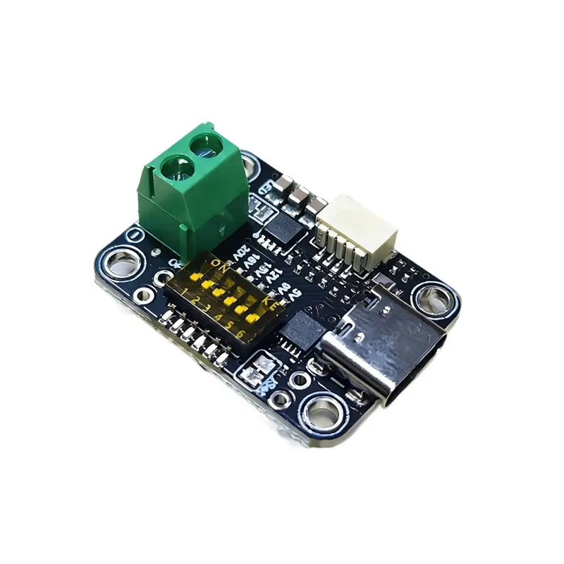 【RECOMENDAR】HUSB238 PD Decoy Module USB Type C Power Delivery Dummy 5991 DIP Switch Version-STEMMA QT/Qwiic