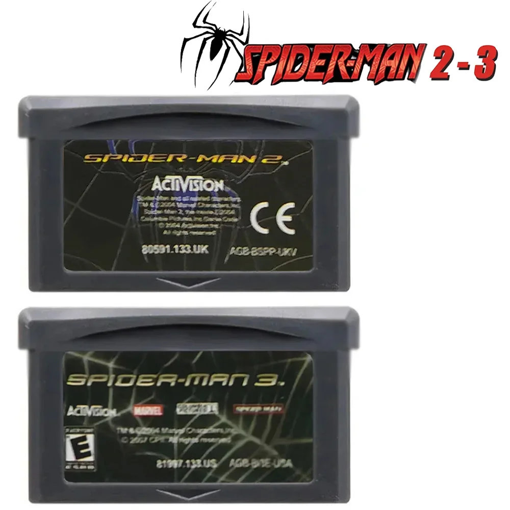 ตลับเกม GBA ซีรีส์ 32 บิต สำหรับเครื่องเล่นเกม GBA/SP/DS