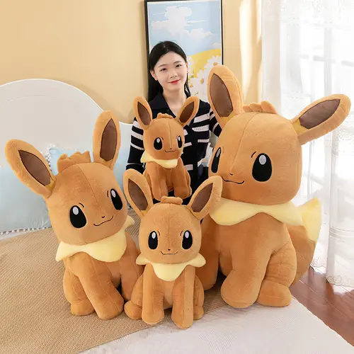 70cm Anime Pokemon Pikachu Plush Toy Cartoon Eevee Pokémon Soft Stuffed Doll Kawaii Big Size Sofa Pillow Rag Kids Birthday Gift - Image 5
