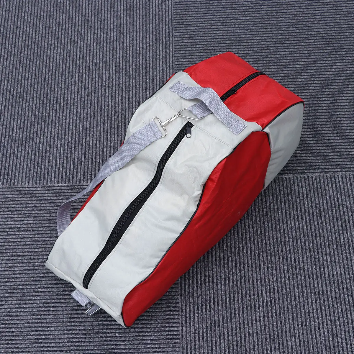

Skating Bag Red Oxford Heavy Duty Roller Skating Tote Large Compartment Adjustable Shoulder Strap Skate Carrying Bag