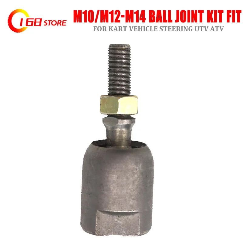 M10-M14 M12-M14 Ball joint Kit Fit For China Gear Rack Pinion end kits Buggy Go Kart Vehicle Steering UTV ATV Parts