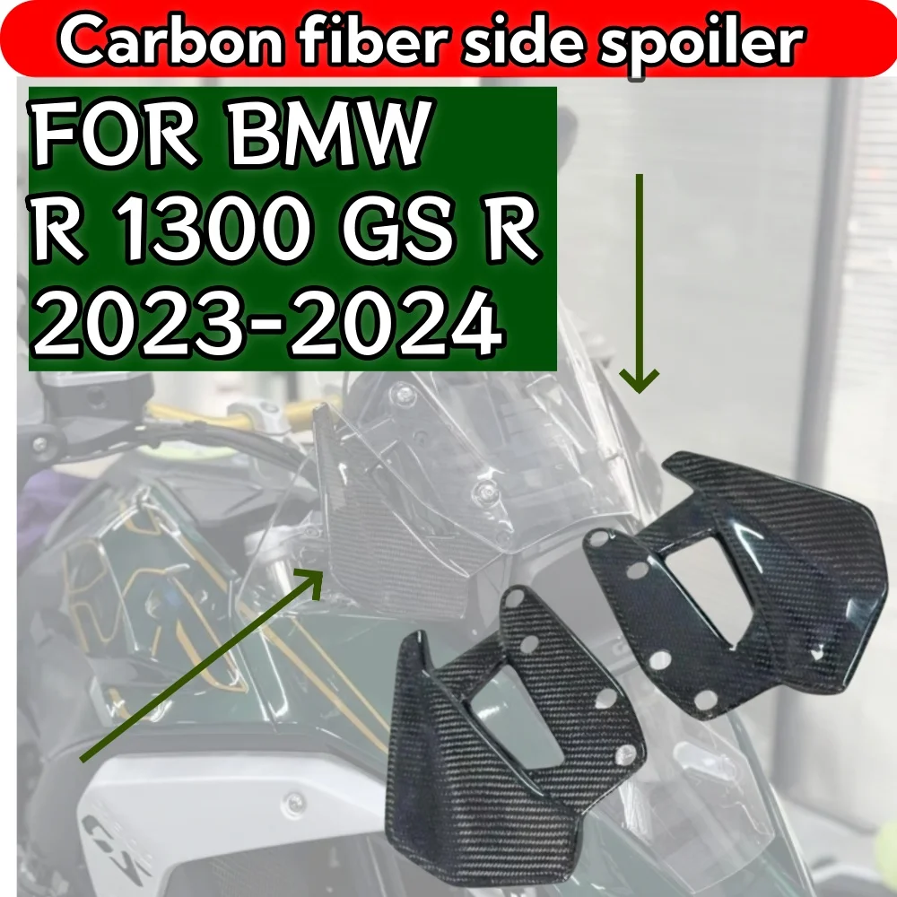 

FOR BMW R1300GS R1300GS 2023 2024 100% Carbon Fiber Motorcycle Windshield Turbulence Side Panel Windshield Deflector Cover