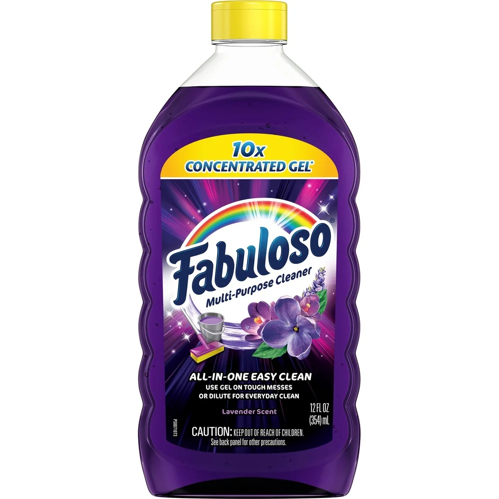 10X منظف جل مركز، 2 عبوة متعددة الأغراض، رائحة لافندر، حوض أرضية المرحاض، منظف السيارة، 12 أونصة، تركيبة سهلة الصب #4