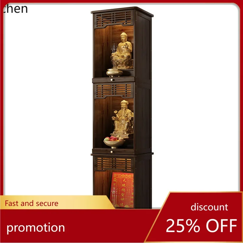 ZML New Chinese Style Buddha Shrine Cabinet Offering Table Home Incense Case Buddha Altar God Altar