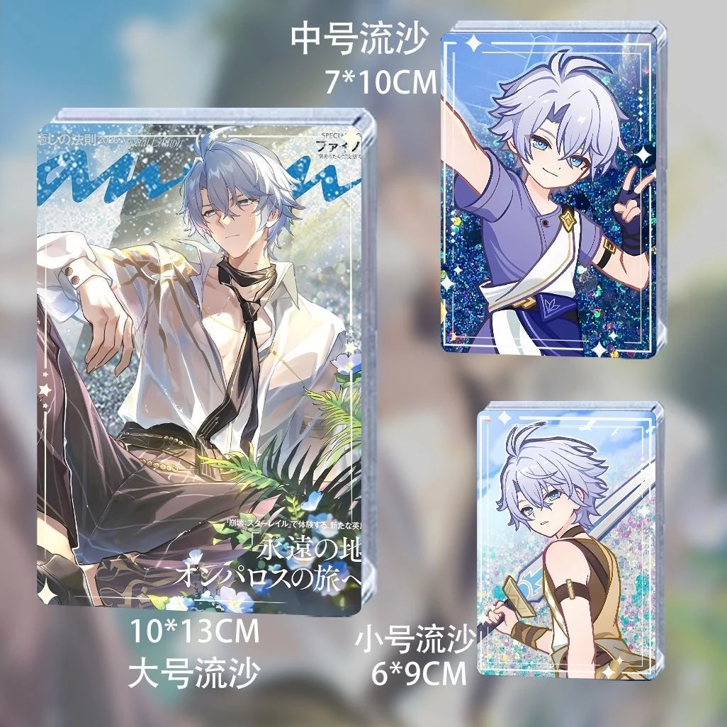 هونكاي: ستار ريل أمبيتوس Phainon كاستوريس سيرين زملاء الشهية الرمال المتحركة الاكريليك سطح المكتب زخرفة جمع هدية