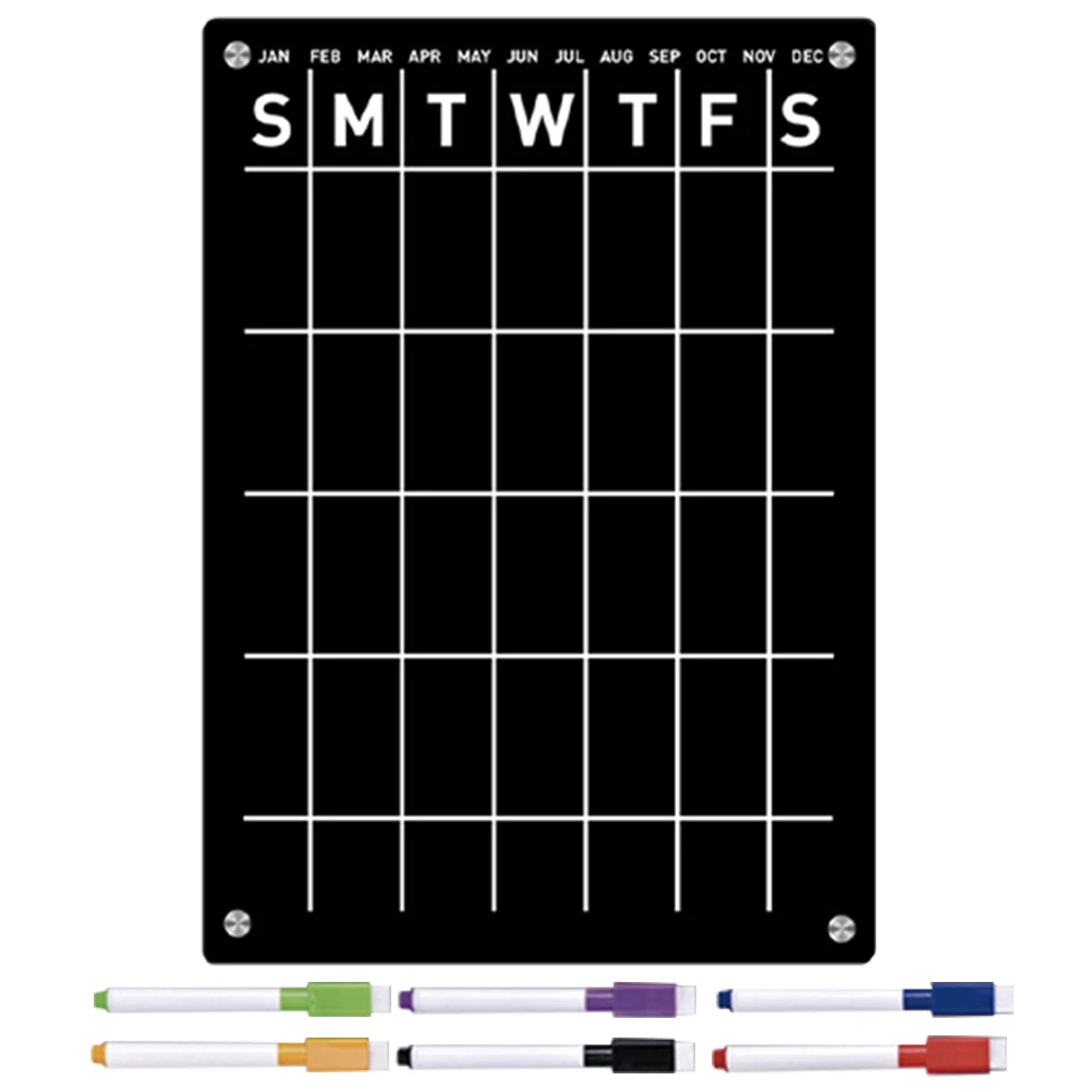 1Set Magnetic Message Board Refrigerator Planning Whiteboard Schedule Writing Board List Reminder Kitchen Magnet