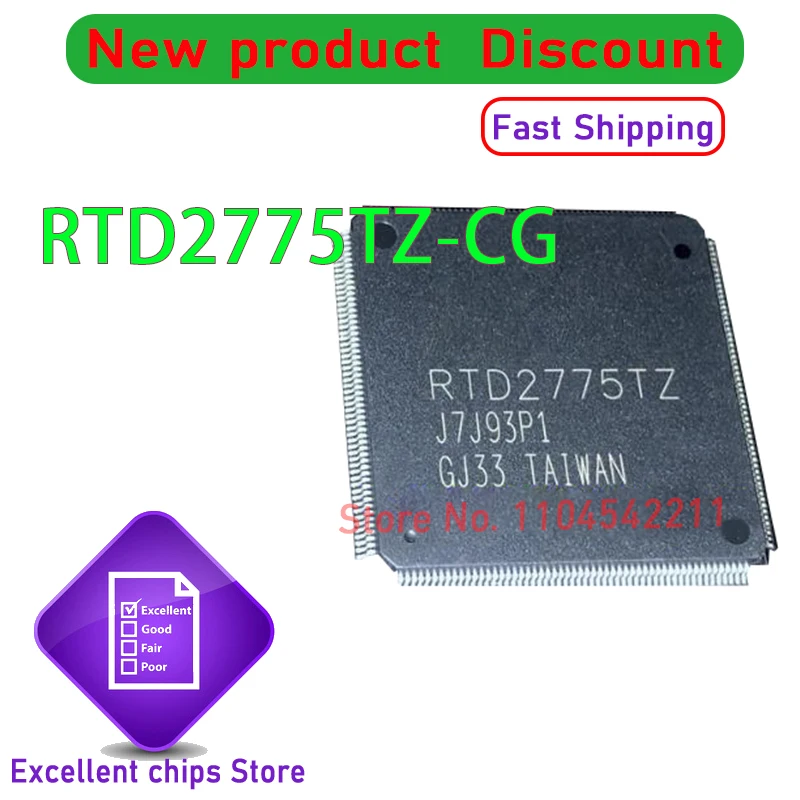 

2-10PCS New RTD2775TZ-CG RTD2775TZ TQFP-216 Liquid crystal chip