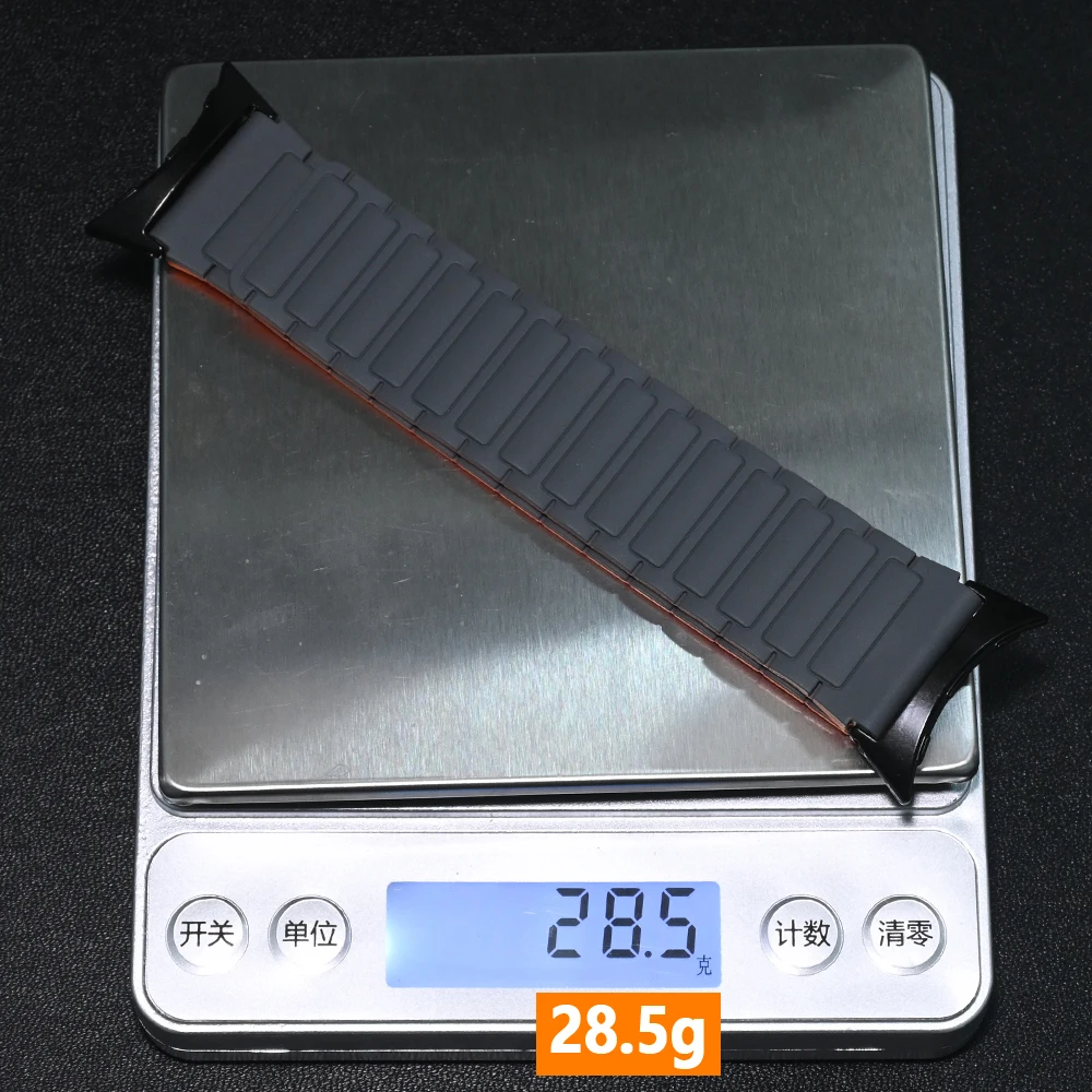 Correia magnética macia para Google Pixel Watch 3, pulseira de silicone, acessórios substitutivos, banda de 45mm