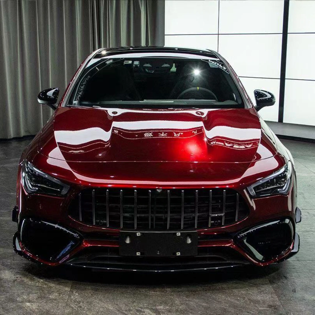 High Glossy Liquid Metallic Dragon Blood red Wrapping Vinyl color Film Motorcycle Decals Auto Car Wrap Foll For Tesla Model X/Y