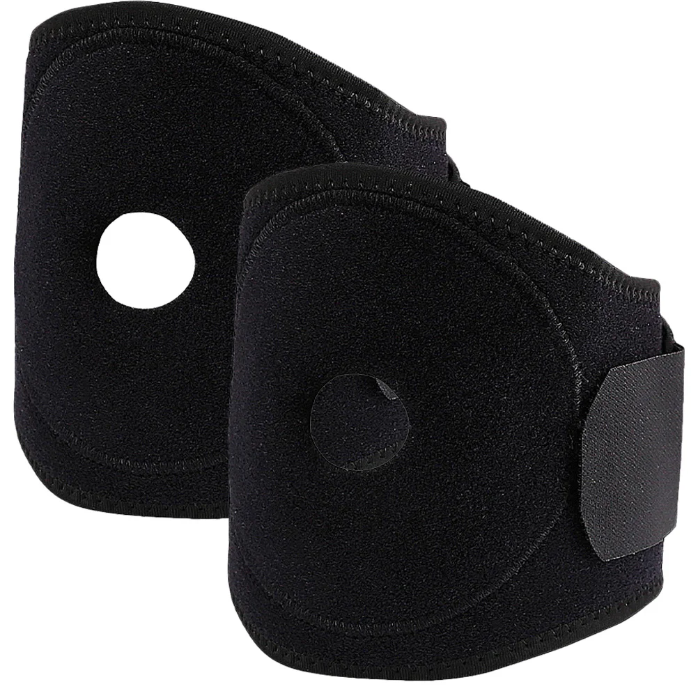 

2Pcs Protective Sports Knee Brace Elastic Pads for Running Cycling Volleyball Tennis Dance Sports Brace Pads for Volleyball